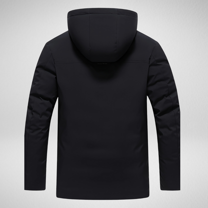 Heren Winterjas – Gewatteerd & Met Capuchon – Comfortabel Warm
