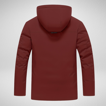 Heren Winterjas – Gewatteerd & Met Capuchon – Comfortabel Warm