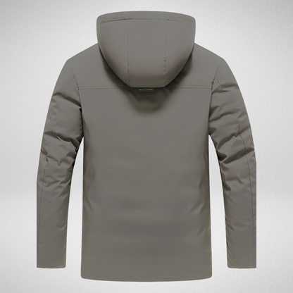 Heren Winterjas – Gewatteerd & Met Capuchon – Comfortabel Warm