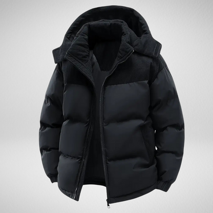 Heren Winterjas – Gewatteerd & Met Capuchon – Warm & Comfortabel