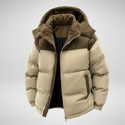 Heren Winterjas – Gewatteerd & Met Capuchon – Warm & Comfortabel
