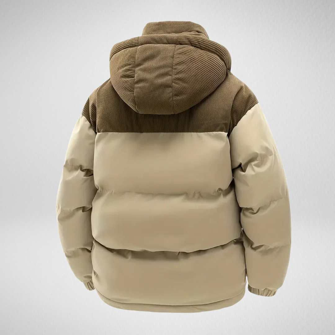 Heren Winterjas – Gewatteerd & Met Capuchon – Warm & Comfortabel