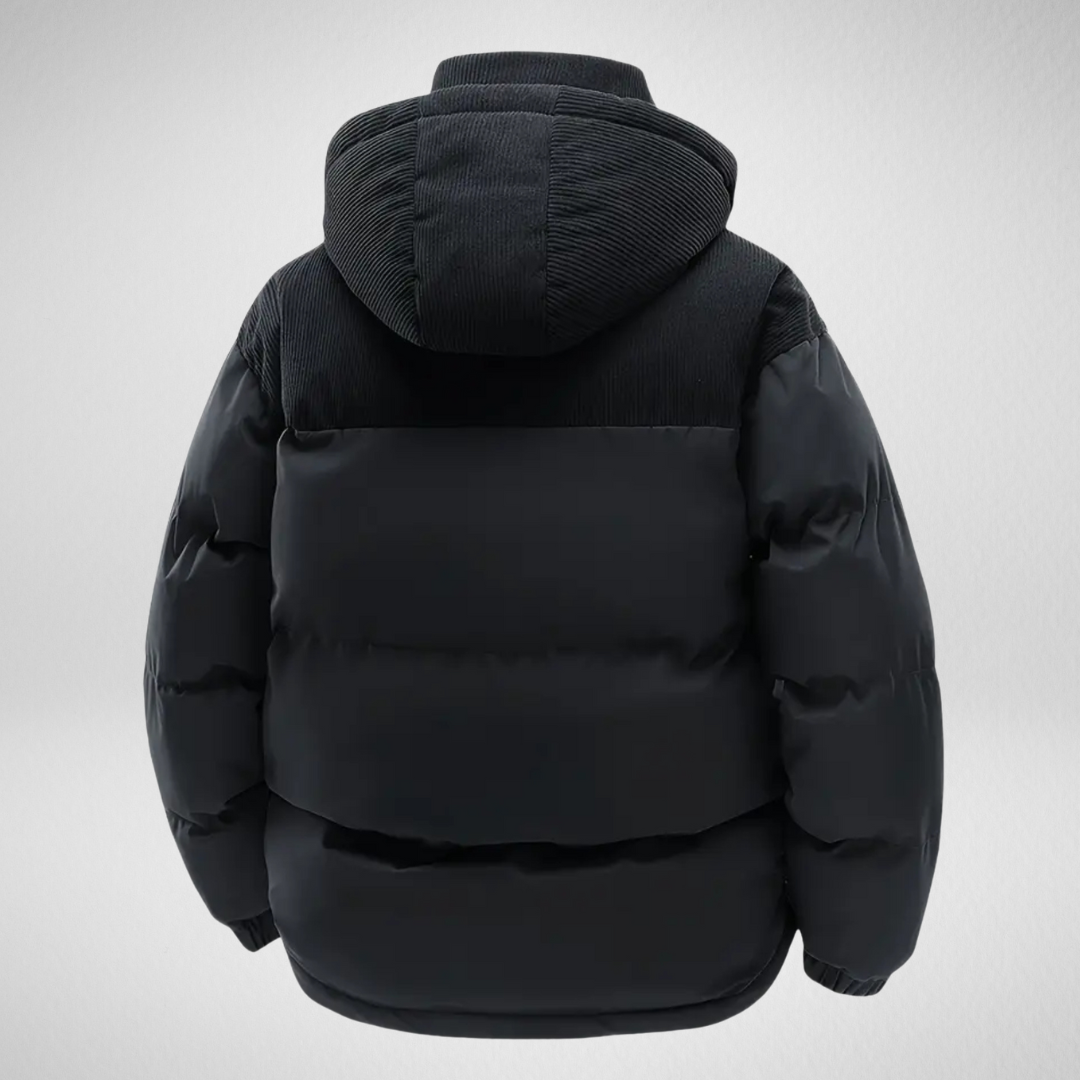 Heren Winterjas – Gewatteerd & Met Capuchon – Warm & Comfortabel
