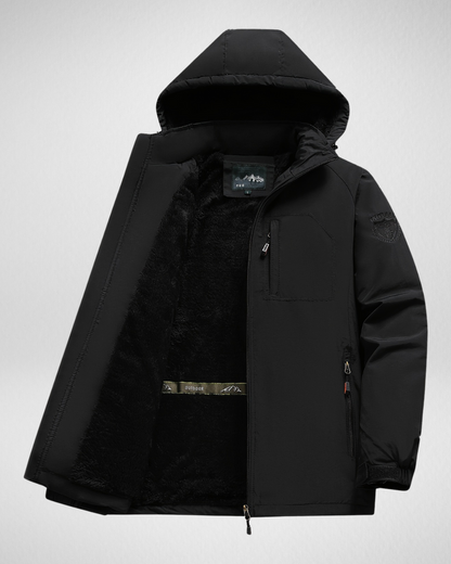 Heren Outdoor Winterjas met Voering – Warm & Functioneel
