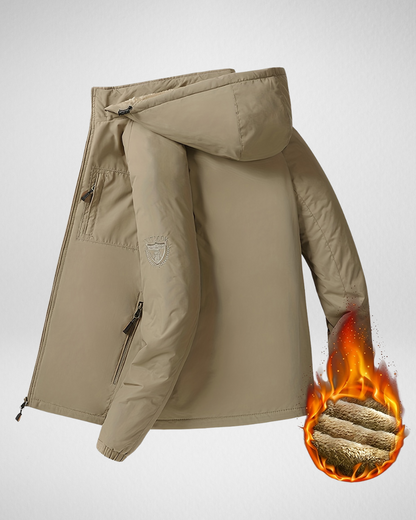 Heren Outdoor Winterjas met Voering – Warm & Functioneel