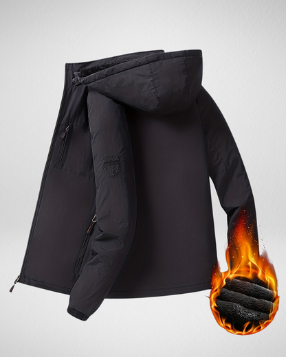 Heren Outdoor Winterjas met Voering – Warm & Functioneel