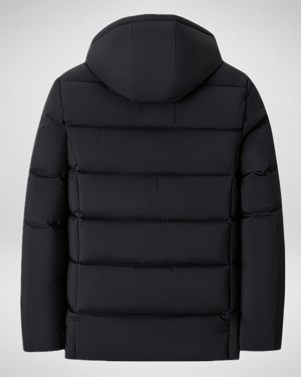 Heren Gewatteerde Jas met Capuchon – Stijlvol & Warm