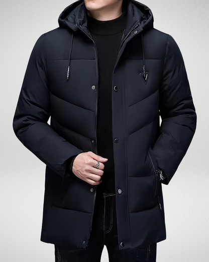 Heren Winter Parka - Gewatteerde Jas - met Capuchon