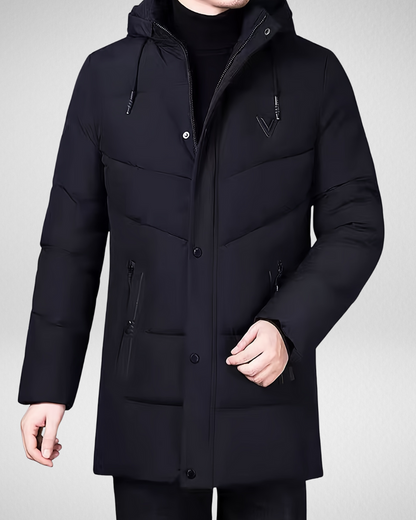 Heren Winter Parka - Gewatteerde Jas - met Capuchon