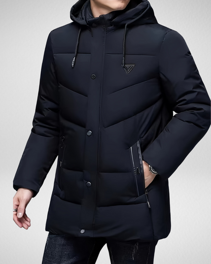 Heren Winter Parka - Gewatteerde Jas - met Capuchon