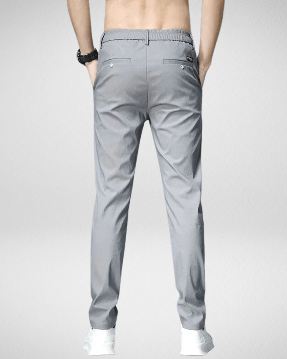 Heren Chino met Slim Fit en Stretch - Roem Herenmode