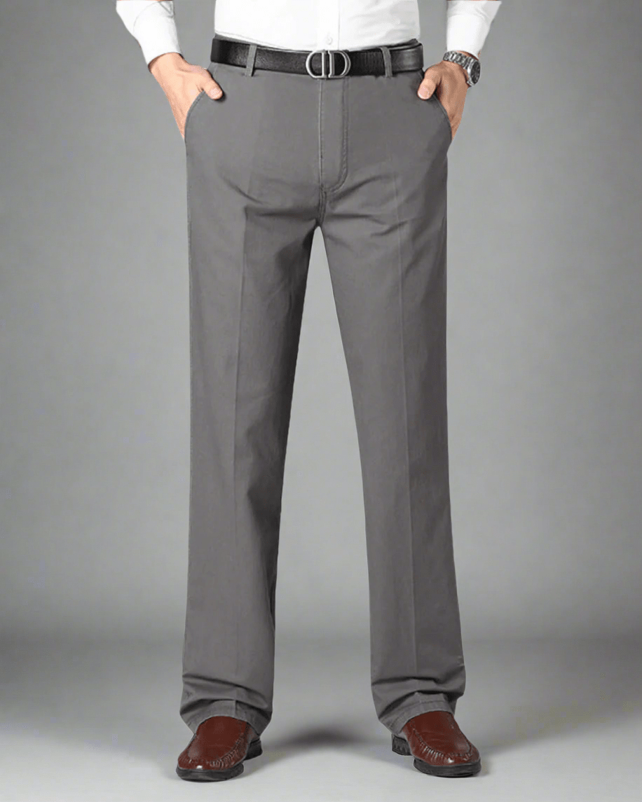 Herenpantalon met Rechte Snit – Tijdloos Design - Roem Herenmode