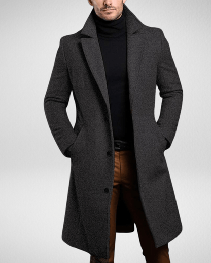 Luxe Mantel Heren - Stijlvolle Jas - Roem Herenmode