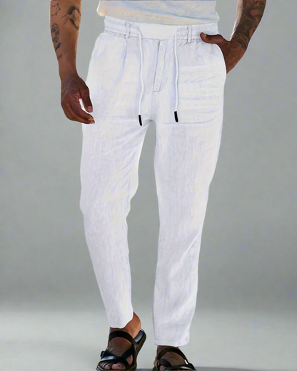 Heren Broek - Linnen Look - Ademend