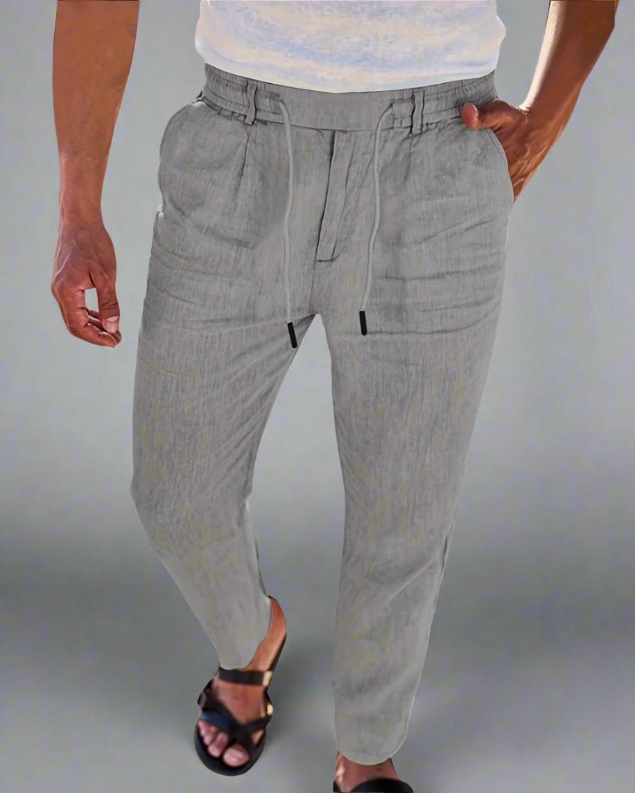 Heren Broek - Linnen Look - Ademend