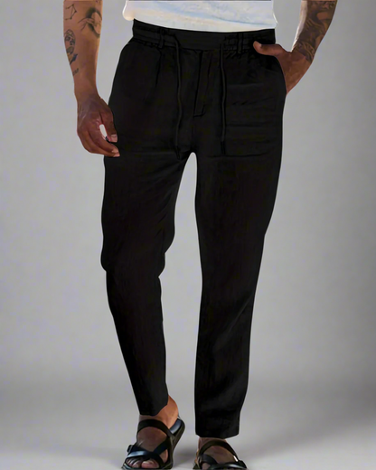 Heren Broek - Linnen Look - Ademend