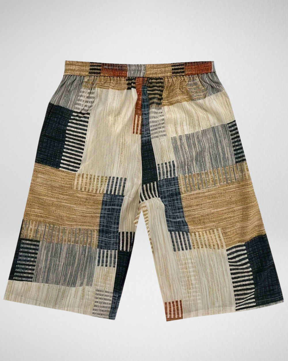 Heren Zomer Short - Geruit Patroon - Korte Broek