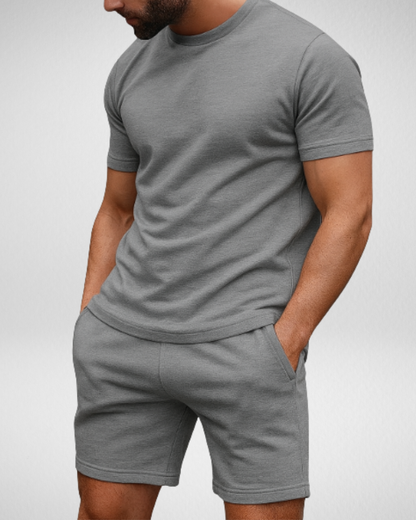 Twee-Delige Set Heren – Zomer –  T-shirt & Korte Broek