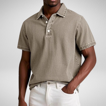 Heren Polo - Vintage Wassing - Korte Mouwen