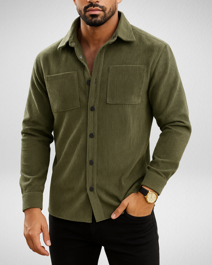 Casual Corduroy Overshirt - Overhemd