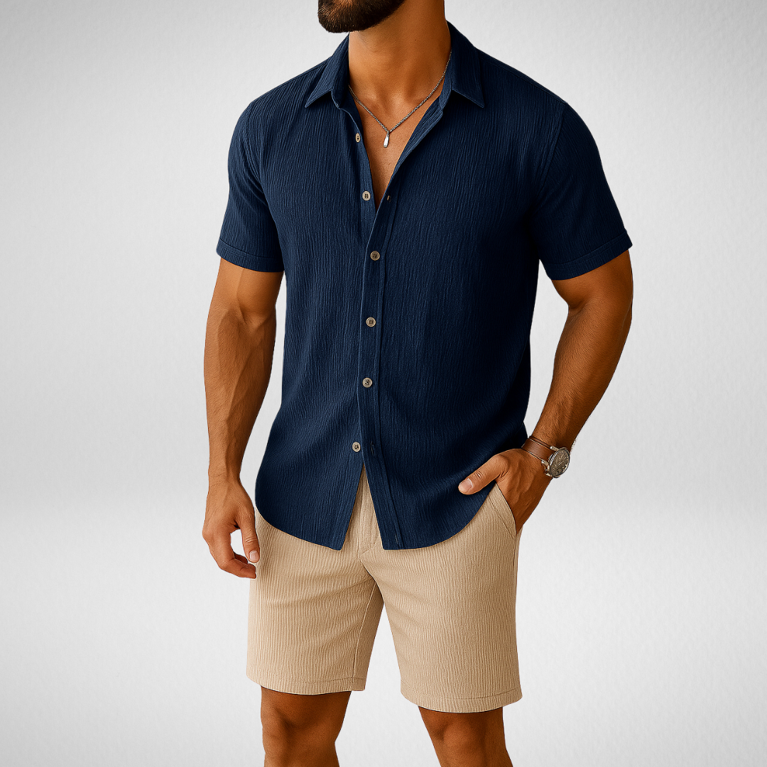 Zomer 2-Delige Set - Overhemd & Korte Broek - Matching Set