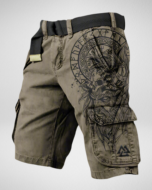 Heren Outdoor Shorts – Comfortabele Pasvorm – Uniek Viking Design