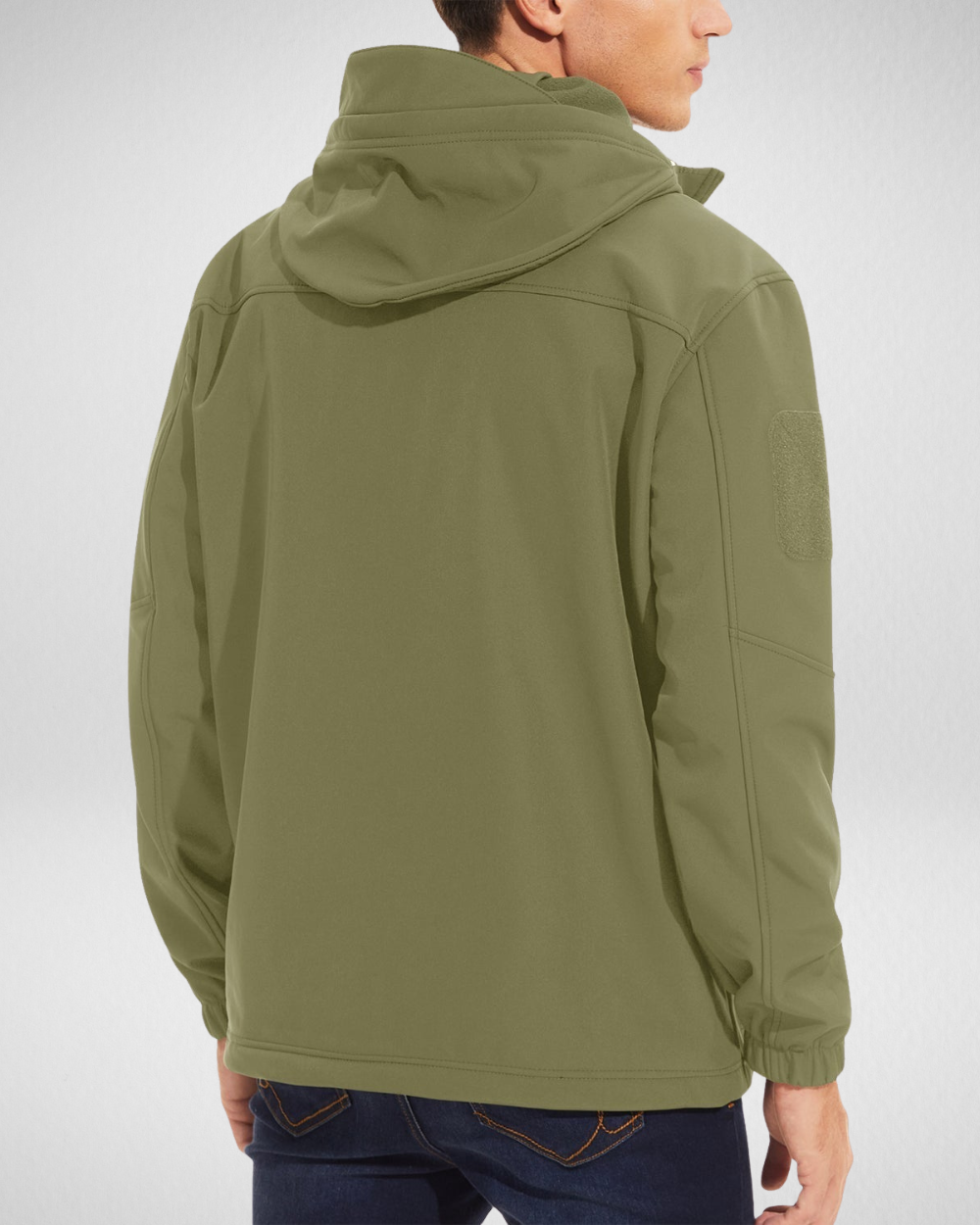 Heren Outdoor Softshell Jas – Waterafstotend & Fleece Gevoerd