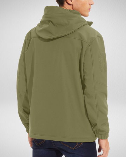 Heren Outdoor Softshell Jas – Waterafstotend & Fleece Gevoerd