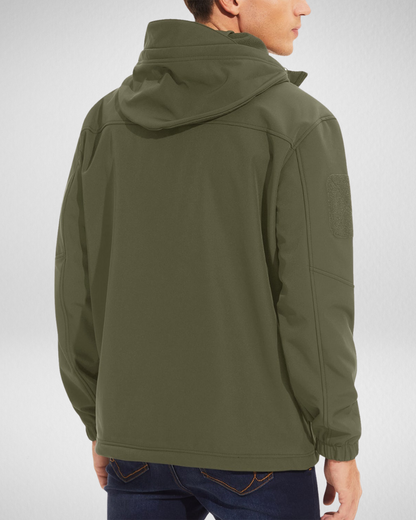 Heren Outdoor Softshell Jas – Waterafstotend & Fleece Gevoerd