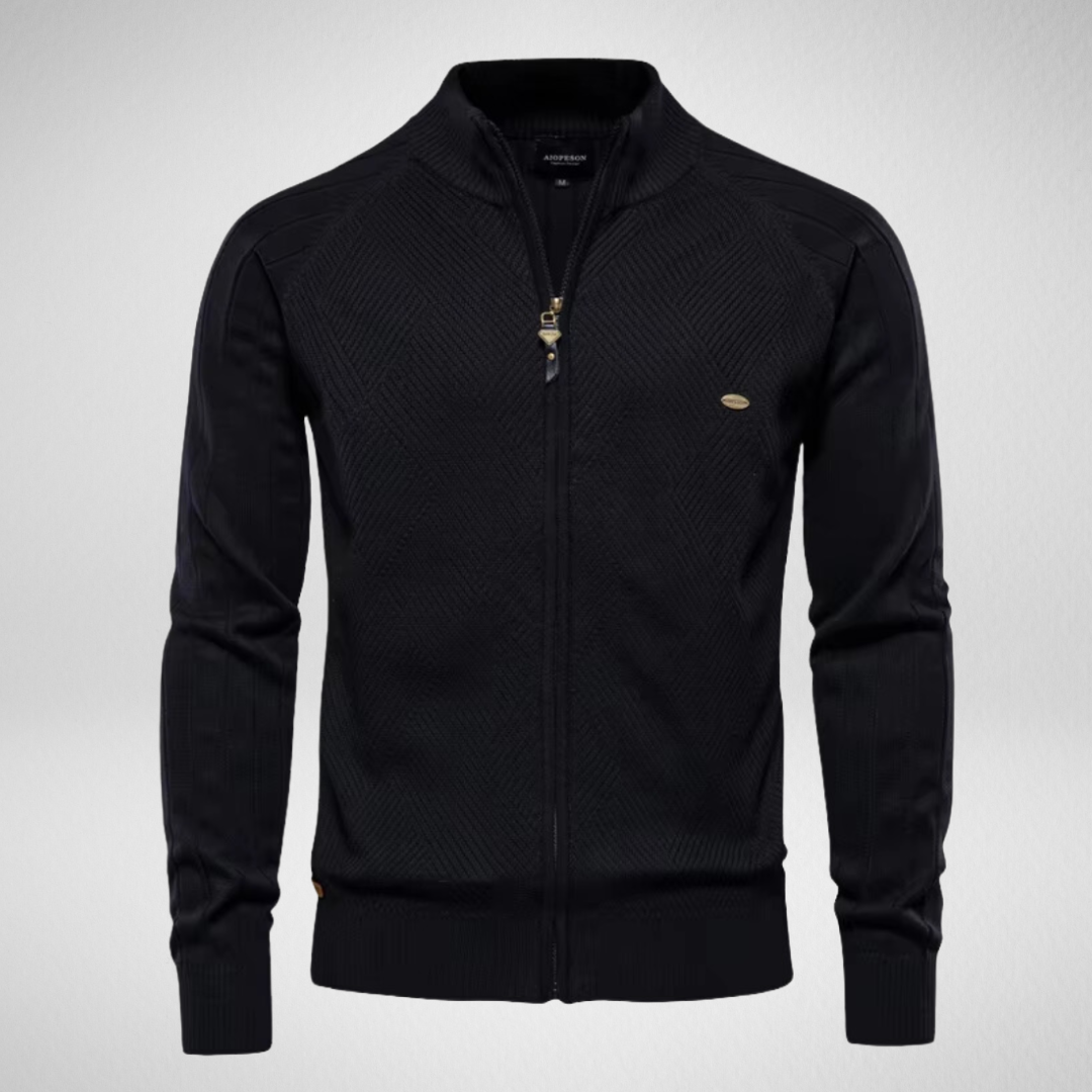 Heren Gebreid Vest – Full-zip – Casual Look