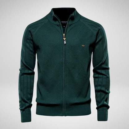 Heren Gebreid Vest – Full-zip – Casual Look