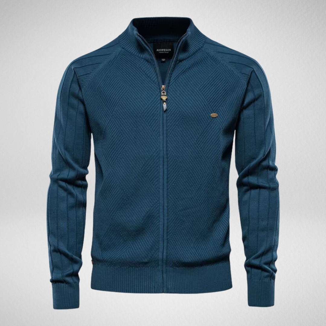 Heren Gebreid Vest – Full-zip – Casual Look