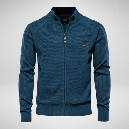 Heren Gebreid Vest – Full-zip – Casual Look
