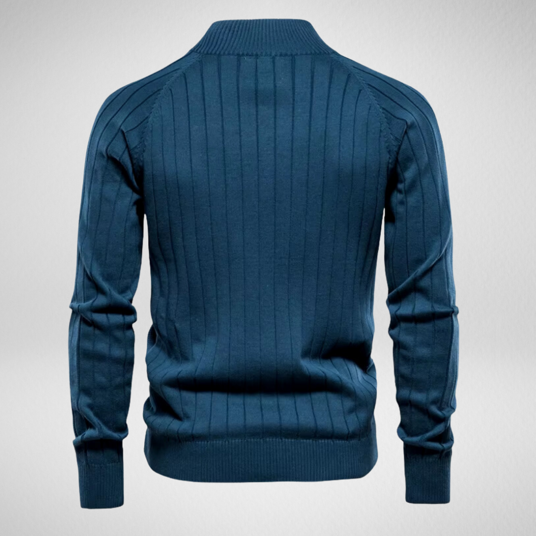 Heren Gebreid Vest – Full-zip – Casual Look