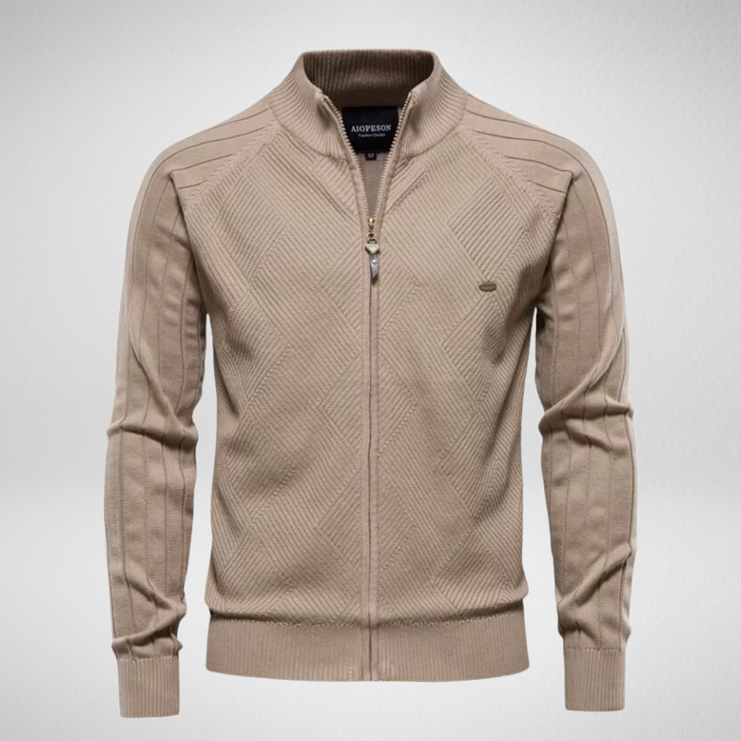 Heren Gebreid Vest – Full-zip – Casual Look