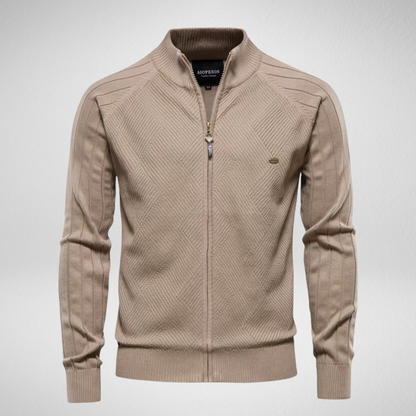 Heren Gebreid Vest – Full-zip – Casual Look