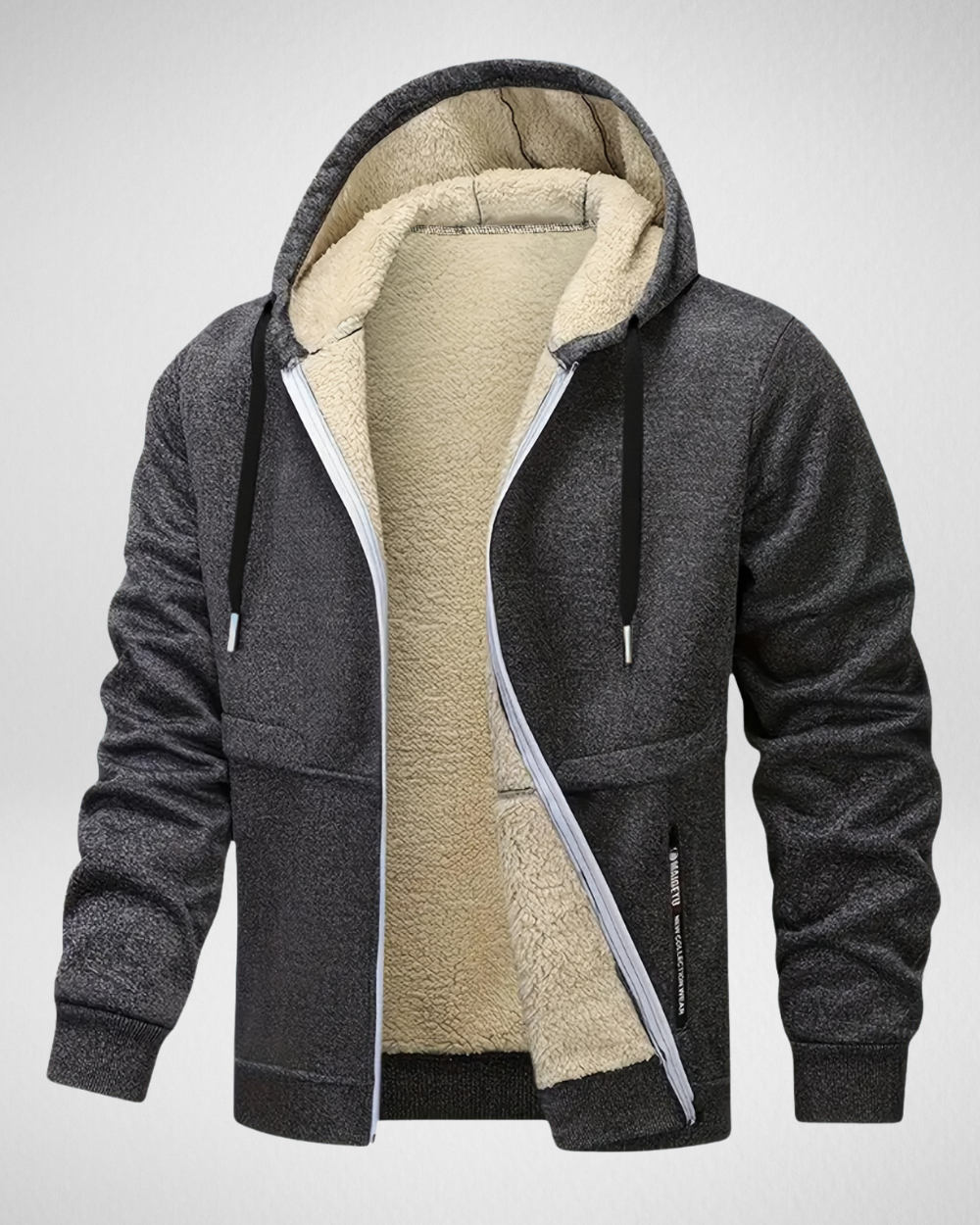 Heren Winter Hoodie Vest – Warm & Comfortabel