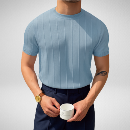 Korte Mouwen Trui Heren – Lichtgewicht & Stretch – Smart Casual