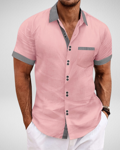 Heren Overhemd Korte Mouw – Casual Zomerlook