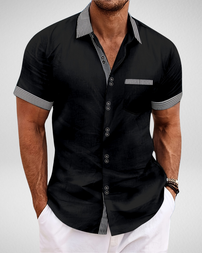 Heren Overhemd Korte Mouw – Casual Zomerlook