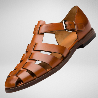 Heren Sandalen Kunstleer – Gesloten Teen - Ademend