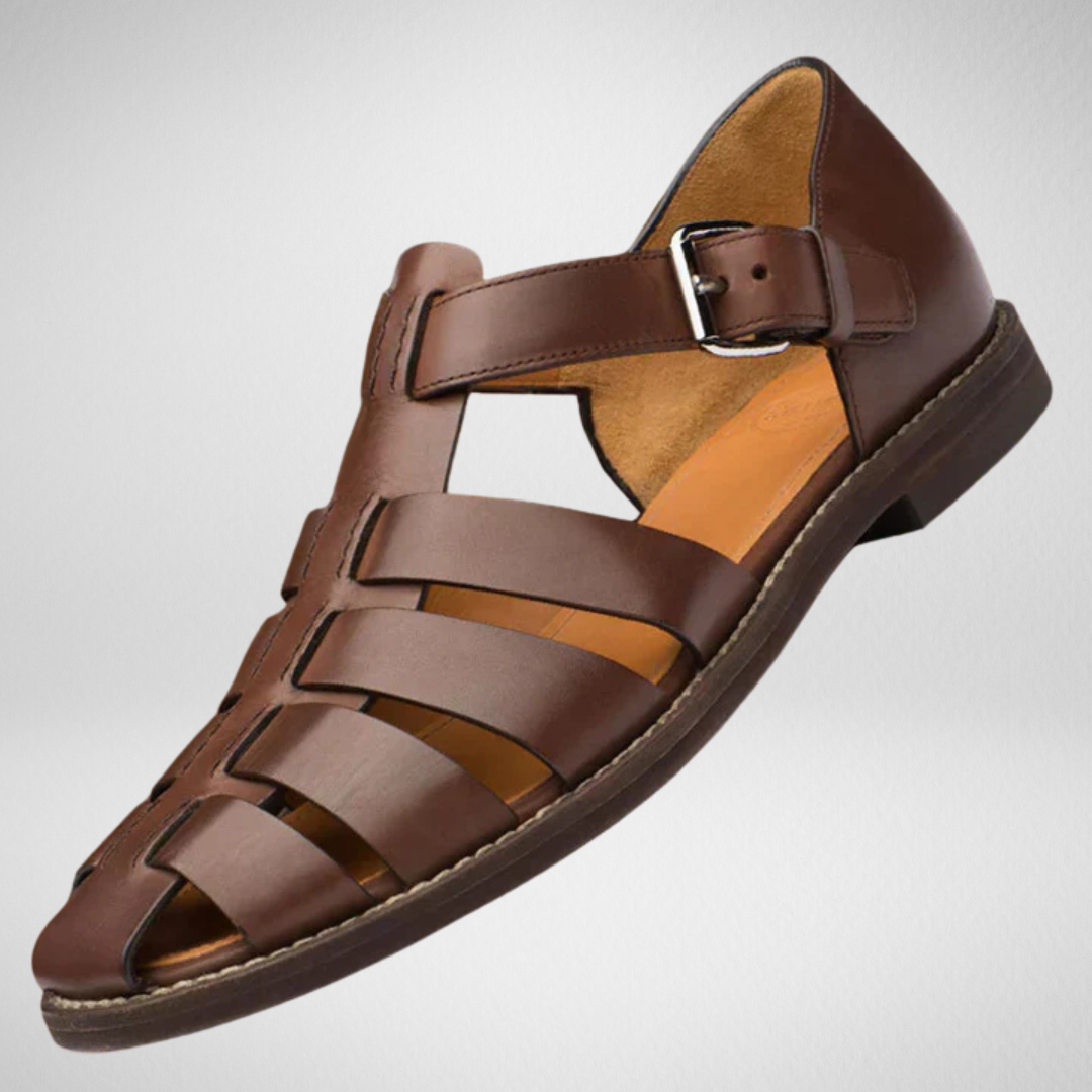 Heren Sandalen Kunstleer – Gesloten Teen - Ademend