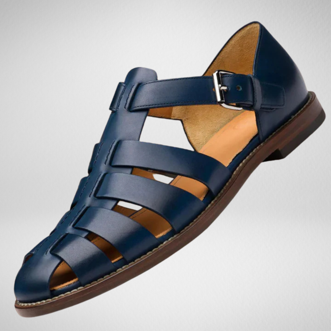 Heren Sandalen Kunstleer – Gesloten Teen - Ademend