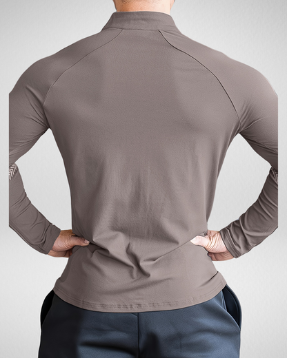 Heren Slim-fit Sportjack met Rits – Stretch & Ademend