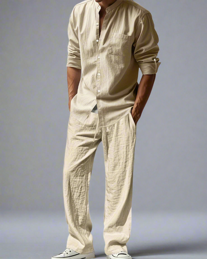 Casual Zomer Heren Set – Ademend & Losvallend Design