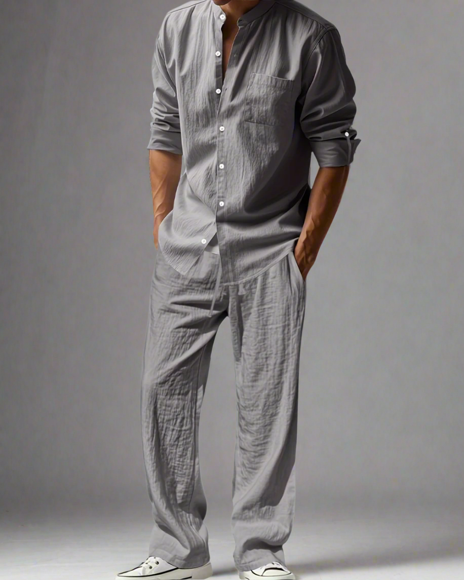 Casual Zomer Heren Set – Ademend & Losvallend Design