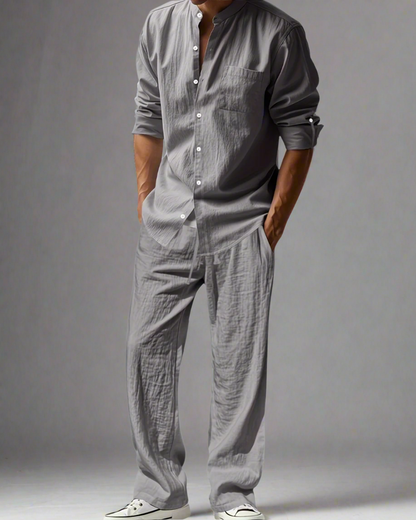 Casual Zomer Heren Set – Ademend & Losvallend Design