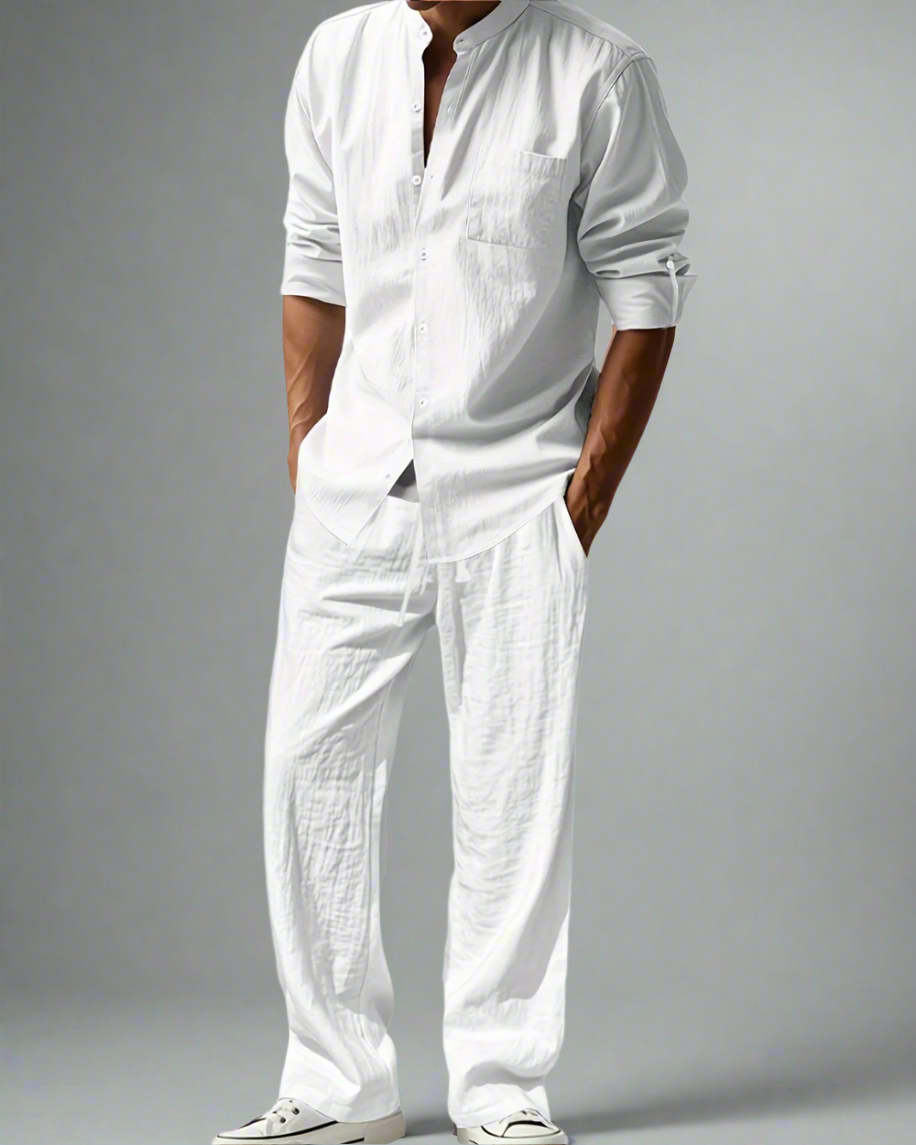 Casual Zomer Heren Set – Ademend & Losvallend Design