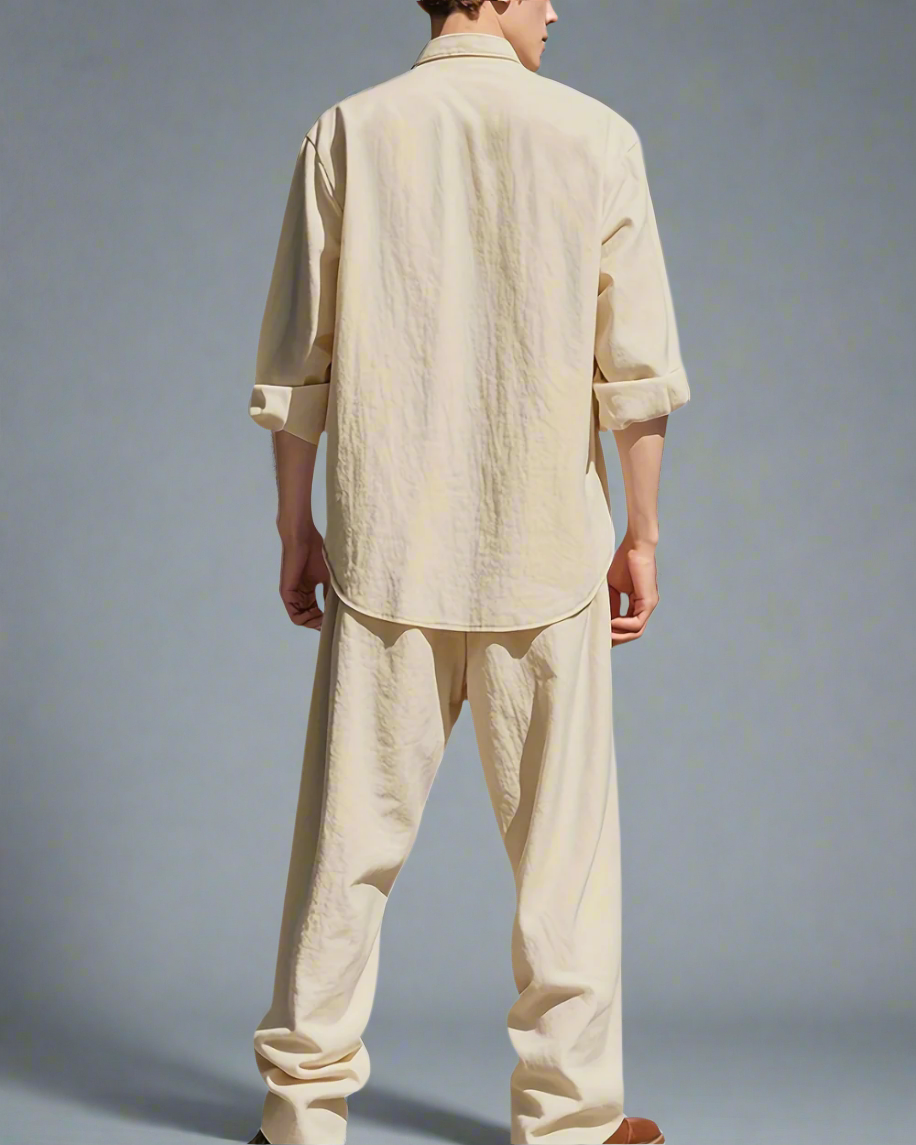 Casual Zomer Heren Set – Ademend & Losvallend Design