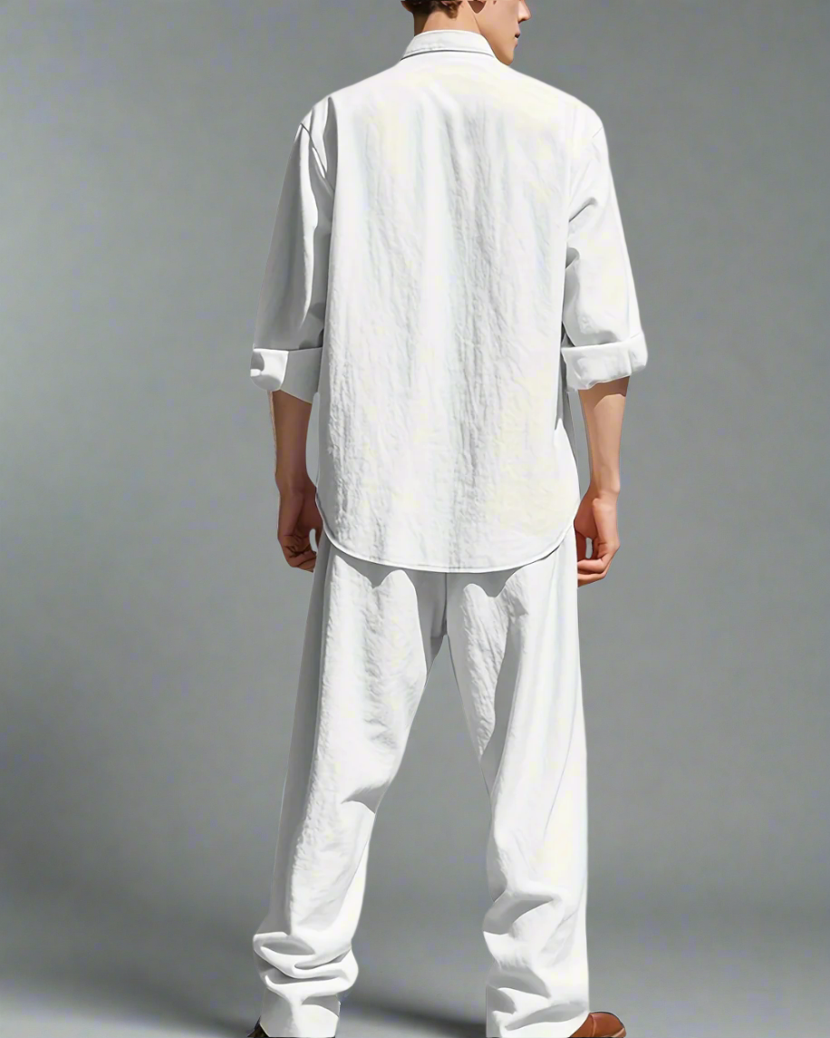 Casual Zomer Heren Set – Ademend & Losvallend Design